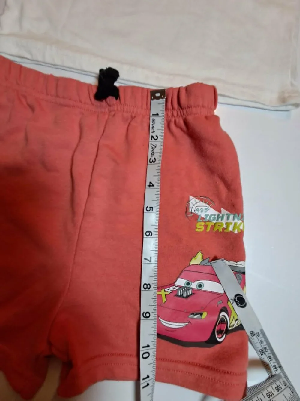 Disney Cars Lightning McQueen Boys 2 Pc Outfit Set Size 7